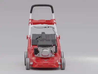 Lawn Mower high-poly model 3D model