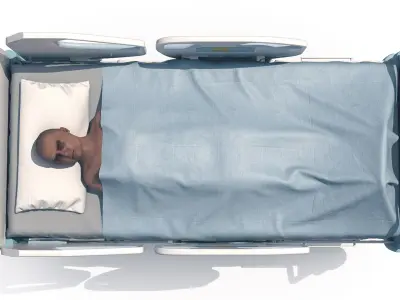 Hospital Patient 3D model