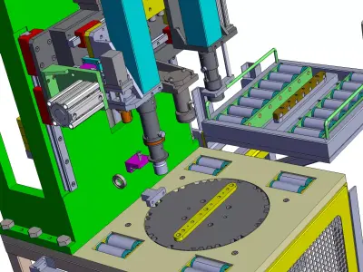 Automatic screw locking machine 3D model