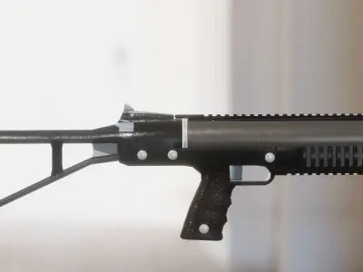 Grenade Launcher GL37 - Game-Ready Free low-poly 3D model