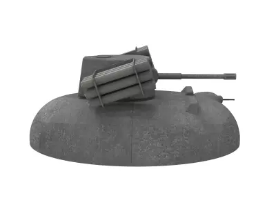 WWII German fictional hover tanks 3D print model