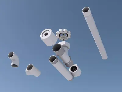 Needle valve 3D model