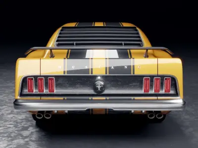 Boss 302 1969 Free 3D model