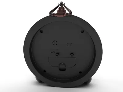 Vintage clock Low-poly 3D model