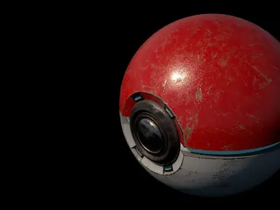 Pokeball pokemon ball Free 3D model