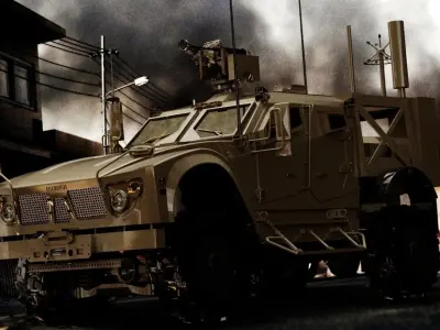 MATV Military Transport 3D model