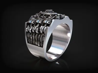 Piston Ring 3D print model