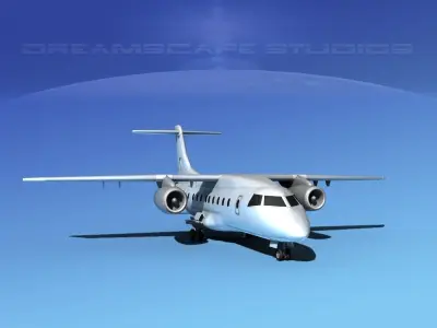 Dornier 328Jet Unmarked 3 3D model
