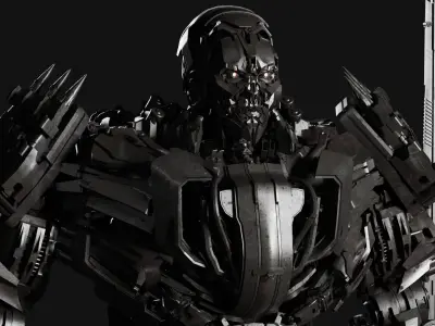 Cinematic Sci-Fi Tranformer - AAA Hard Surface 3D Model 3D model