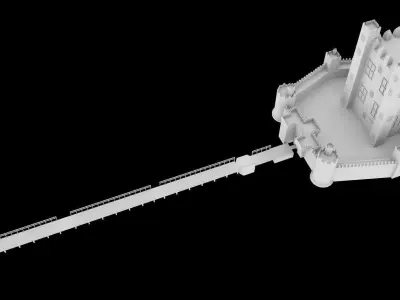 Bodium Castle 3D model