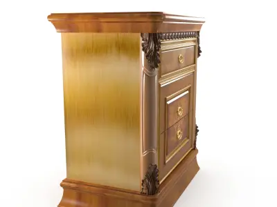 bedside table 3D model