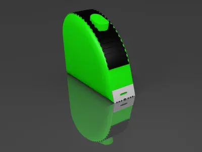 Animated Tape Measure  3D model