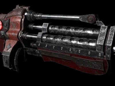Modified Boomshot Grenade Launcher 3D model