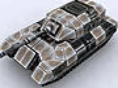 Sci-Fi Tanks collection Low-poly 3D model