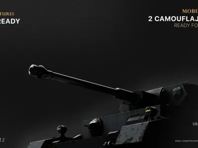 PanzerKampfWagen-IV ausf  Low-poly 3D model