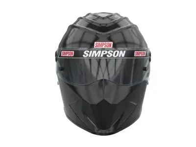 Simpson Racing SA2020 Diamondback black helmet Low-poly 3D model