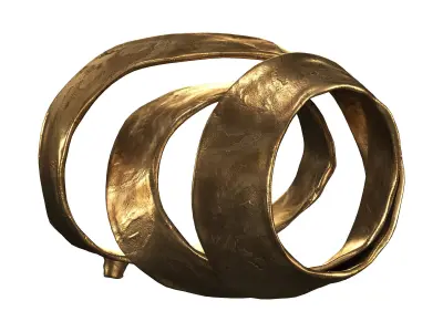 Curled Sculpture 3D model