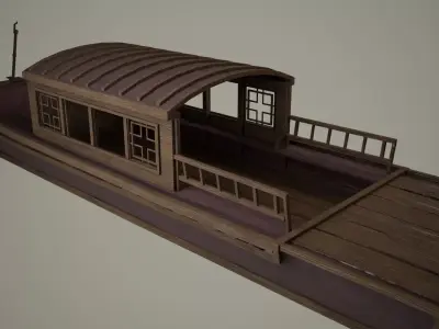 Boat Pack 03 Low-poly 3D model
