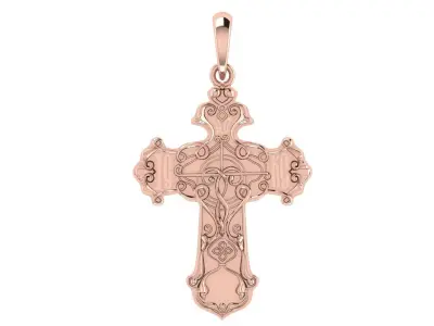 CROSS PENDANT CR134 3D print model