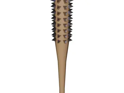 Spiky Club Low-poly 3D model