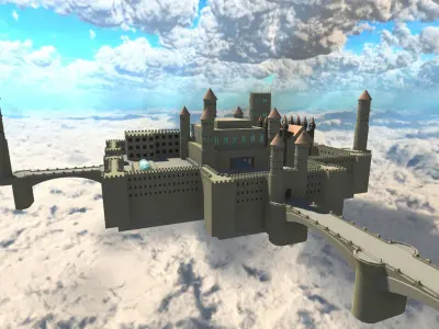 Medieval Castle Free 3D model