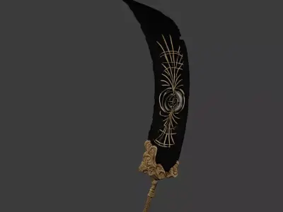 Montante Flagelo Estelar 3D model