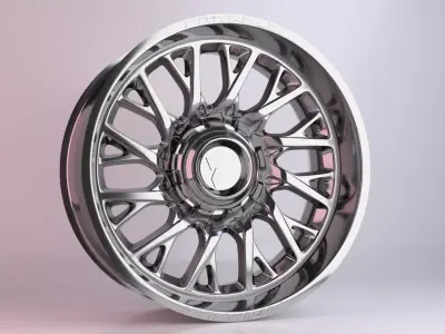 Fittipaldi FA08 Wheels 3D model