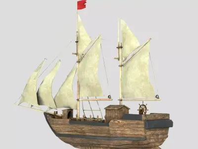 OLD SHIP 3D model purchase
