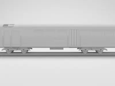 TRAIN KA KUDA PUTIH-MCDW 300 3D model