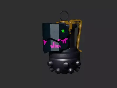 Grenade Jinks Low-poly 3D model