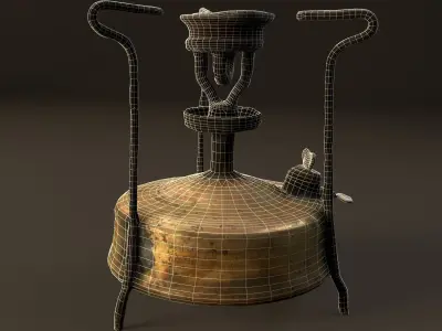 Antique Kerosene Stove - Photogrammetry 3D model