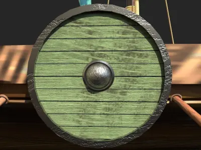 Viking Longship 3D model purchase
