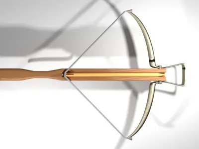 Crossbow - Medieval Type 1 3D model