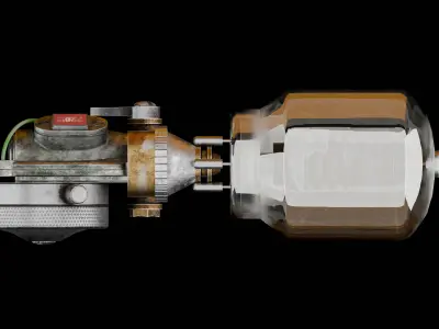 Ray Gun Low-poly 3D model purchase