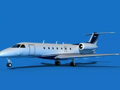 Embraer Legacy 500 V05 3D model