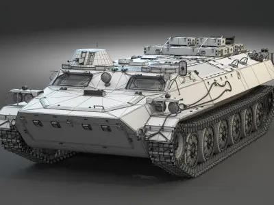 MT-LB High-Poly Collection armoured vehicle 3D Model Pack