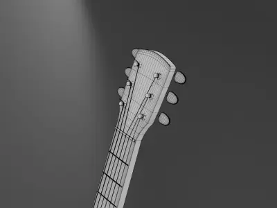 Guitar - Classic Low-poly 3D model