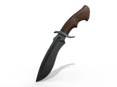 KnX knive lowPoly Low-poly 3D model