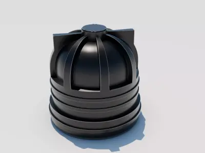 Plastic Water Tank 3D model buy