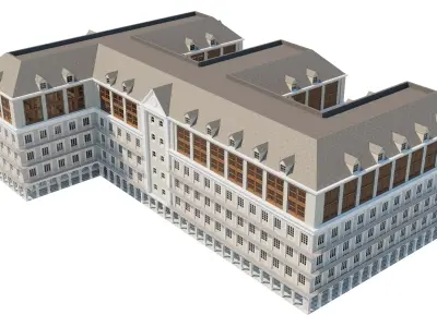 OLD BUILDING  CURROS ENRRIQUEZ 3D model
