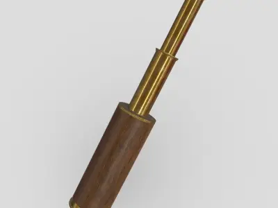 CC0 - Spyglass Free low-poly 3D model