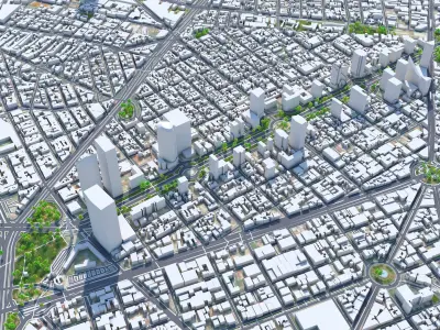 Mexico City 3D model purchase