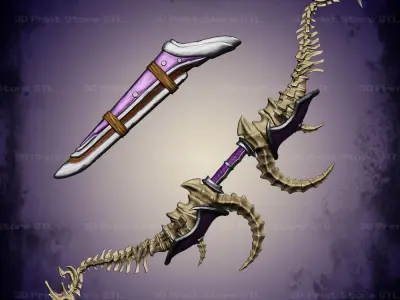 Sylvanas WinDrunner Bow Cosplay World Of Warcraft - STL File 3D print model