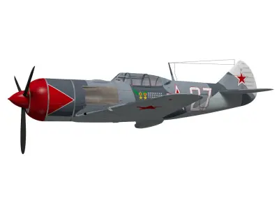 Lavochkin La-7 3D model