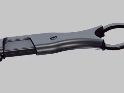 Knife-Extrema-Ratio Low-poly 3D model