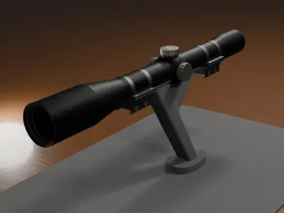 Rifle Scope 3D model