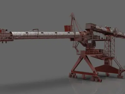 Ship loader 3D model