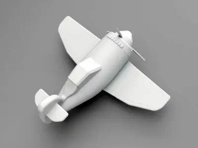 Plane 3D Print model STL 3D print model