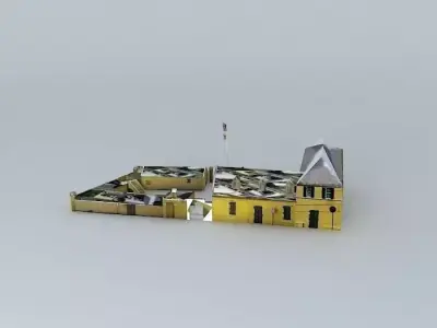 Danish West India Company Warehouse USVI 3D model