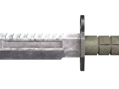 M9 Bayonet Low-poly 3D model buy